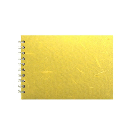 A5 Landscape, Yellow Sketchbook by Pink Pig International