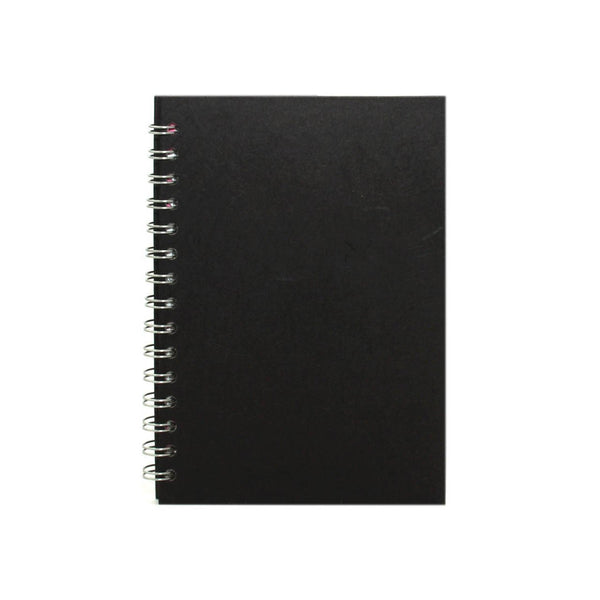 A5 Portrait, Black Notebook by Pink Pig International
