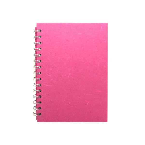 A5 Portrait, Bright Pink Notebook by Pink Pig International