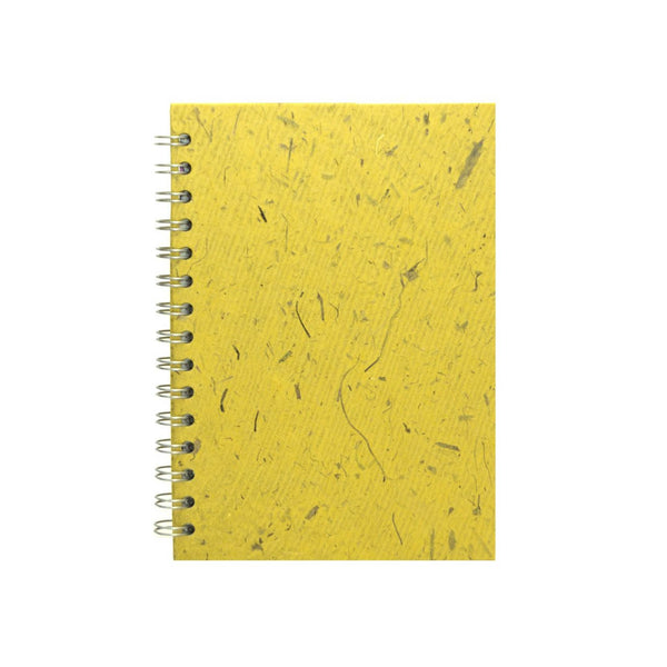 A5 Portrait, Wild Yellow Sketchbook by Pink Pig International