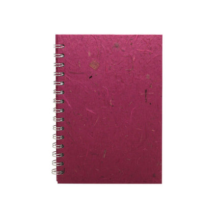 A5 Portrait, Berry Notebook by Pink Pig International