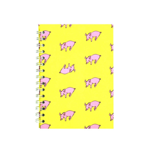 A5 Portrait, Sunshine Yellow Sketchbook by Pink Pig International