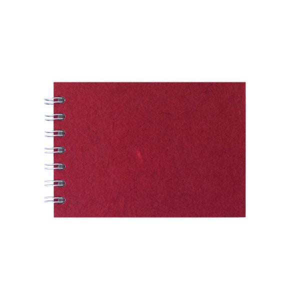 A6 Landscape, Red Sketchbook by Pink Pig International