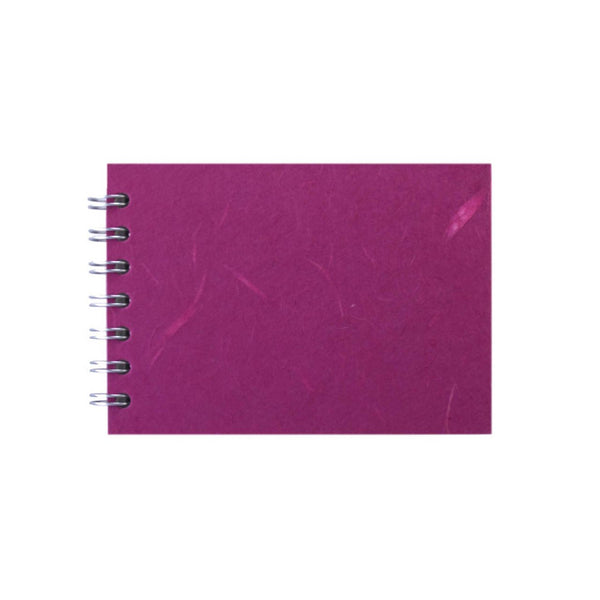 A6 Landscape, Bright Pink Sketchbook by Pink Pig International