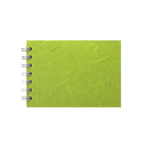 A6 Landscape, Lime Green Sketchbook by Pink Pig International