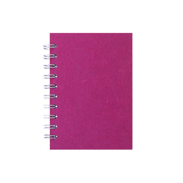 A6 Portrait, Bright Pink Notebook by Pink Pig International