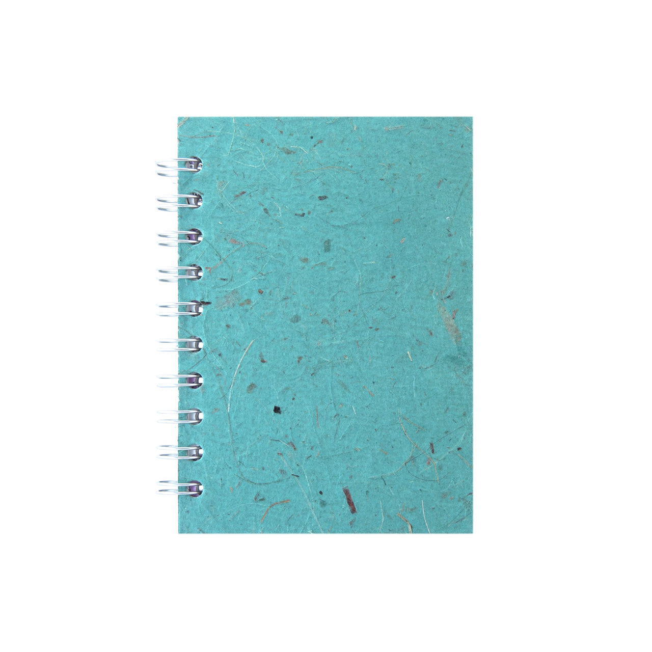 Custom A6 Portrait, Turquoise Notebook | Pink Pig
