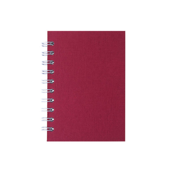 A6 Portrait, Eco Red Notebook by Pink Pig International