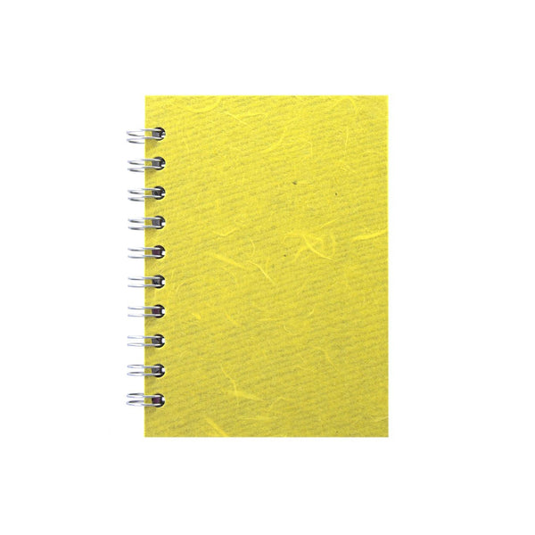 A6 Portrait, Yellow Sketchbook by Pink Pig International